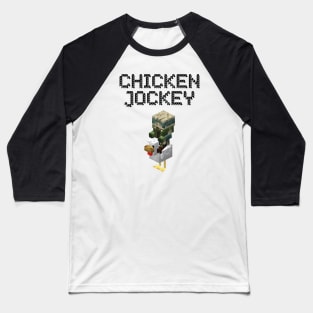 chicken jockey minecraft Baseball T-Shirt